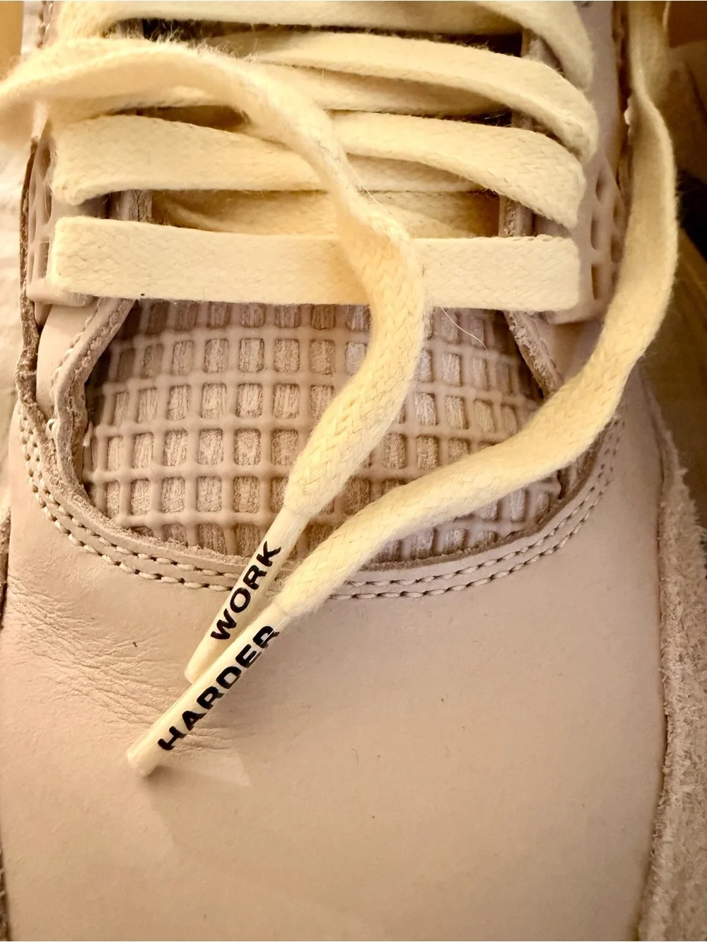 Men’s 13 “While You Were Sleeping” A Ma Maniére x Jordan 4 Beige Sneakers